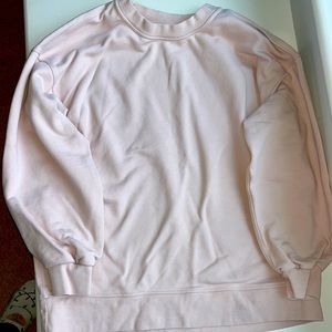 Lululemon Softstreme Perfectly Oversized Crew in Pink Peony